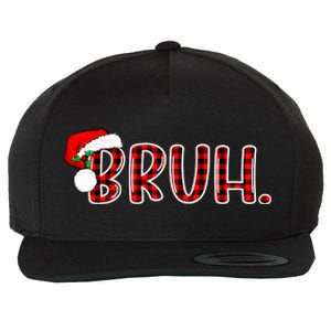 Bruh Christmas Funny Christmas Wool Snapback Cap