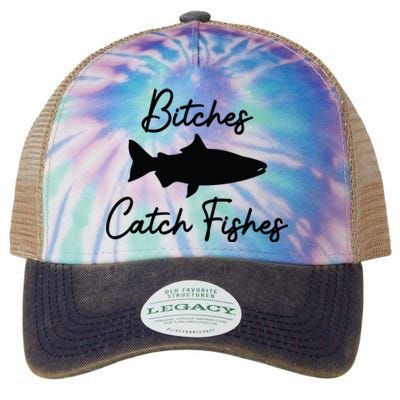 Bitches Catch Fishes Legacy Tie Dye Trucker Hat