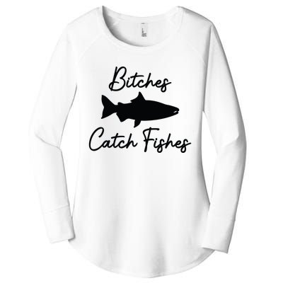 Bitches Catch Fishes Women's Perfect Tri Tunic Long Sleeve Shirt