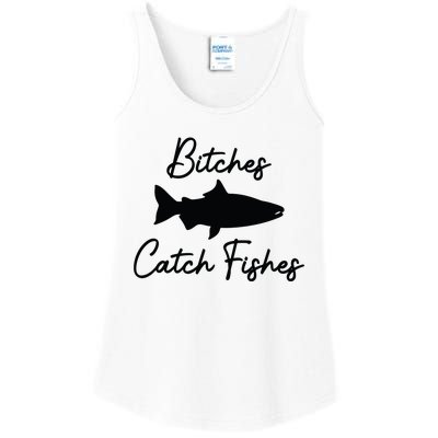 Bitches Catch Fishes Ladies Essential Tank