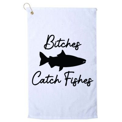 Bitches Catch Fishes Golf Towel