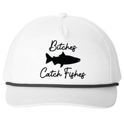 Bitches Catch Fishes Snapback Five-Panel Rope Hat