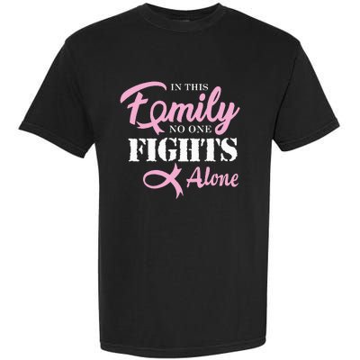 Breast Cancer Fight Cancer Ribbon Garment-Dyed Heavyweight T-Shirt