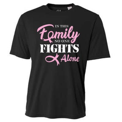 Breast Cancer Fight Cancer Ribbon Cooling Performance Crew T-Shirt