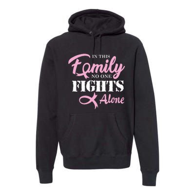 Breast Cancer Fight Cancer Ribbon Premium Hoodie