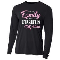 Breast Cancer Fight Cancer Ribbon Cooling Performance Long Sleeve Crew