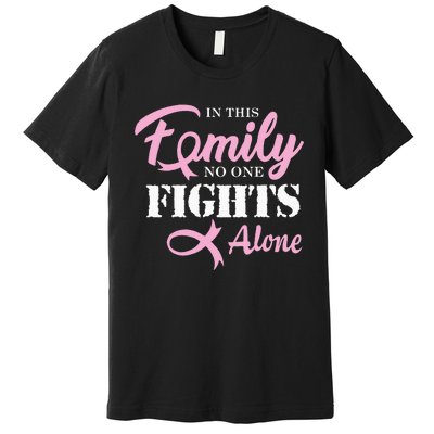 Breast Cancer Fight Cancer Ribbon Premium T-Shirt