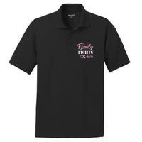 Breast Cancer Fight Cancer Ribbon PosiCharge RacerMesh Polo