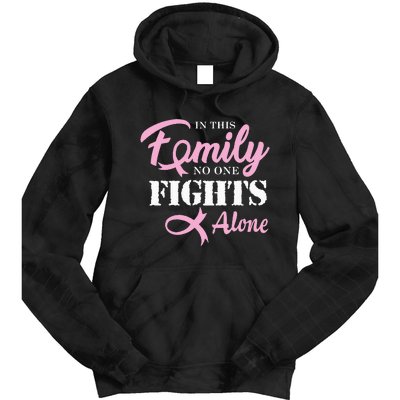 Breast Cancer Fight Cancer Ribbon Tie Dye Hoodie