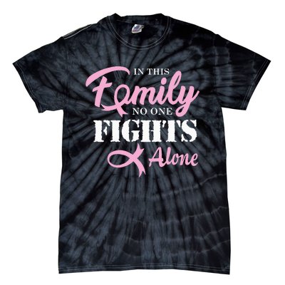 Breast Cancer Fight Cancer Ribbon Tie-Dye T-Shirt