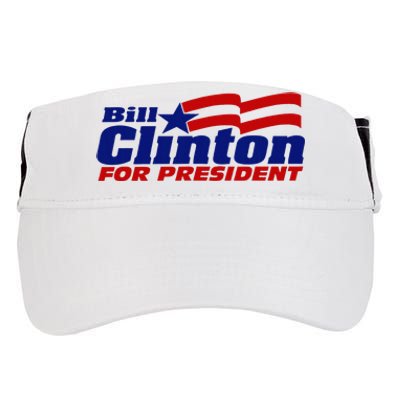 Bill Clinton For President Campaign Adult Drive Performance Visor