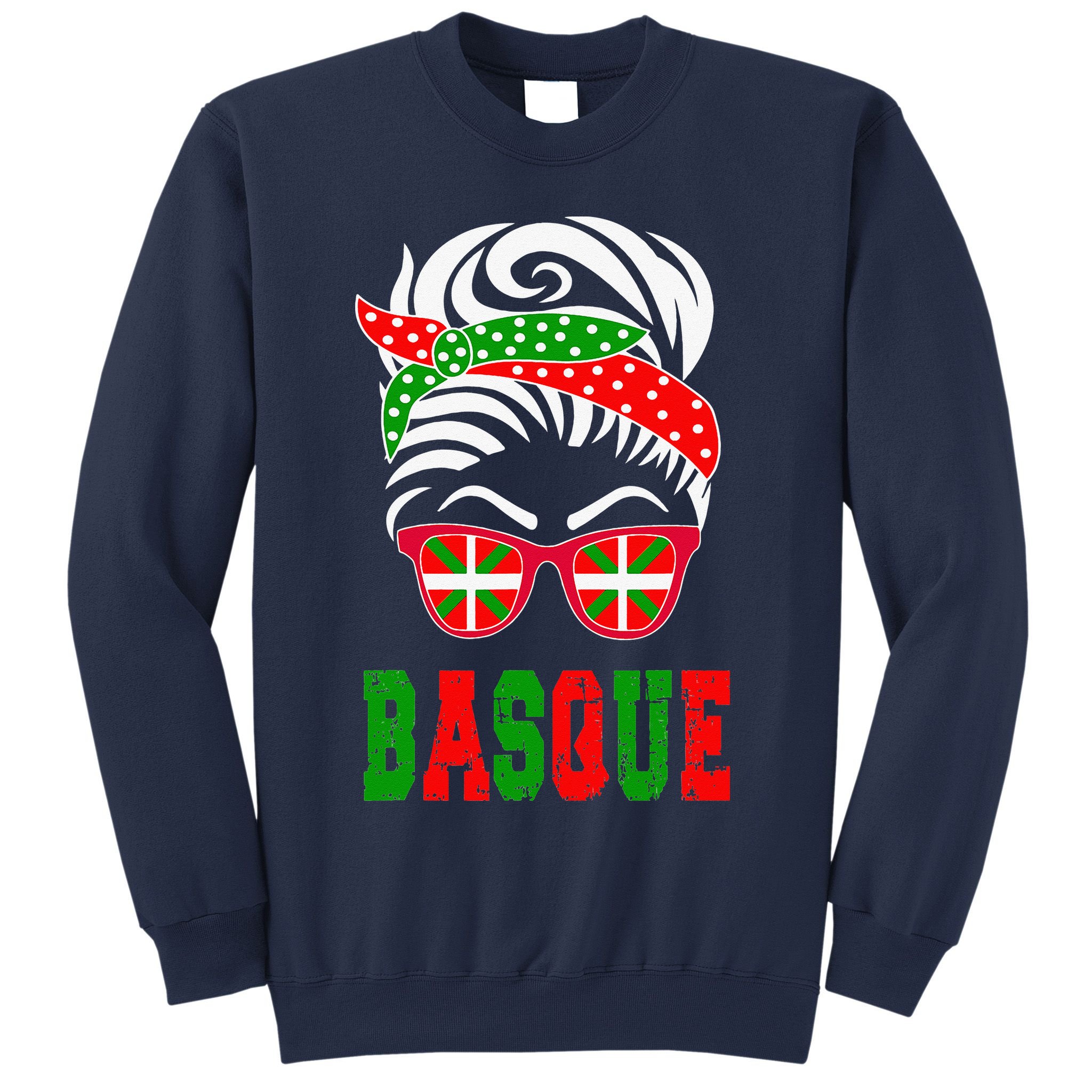 Basque Country Flag Basque Girl Sweatshirt