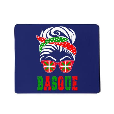 Basque Country Flag Basque Girl Mousepad