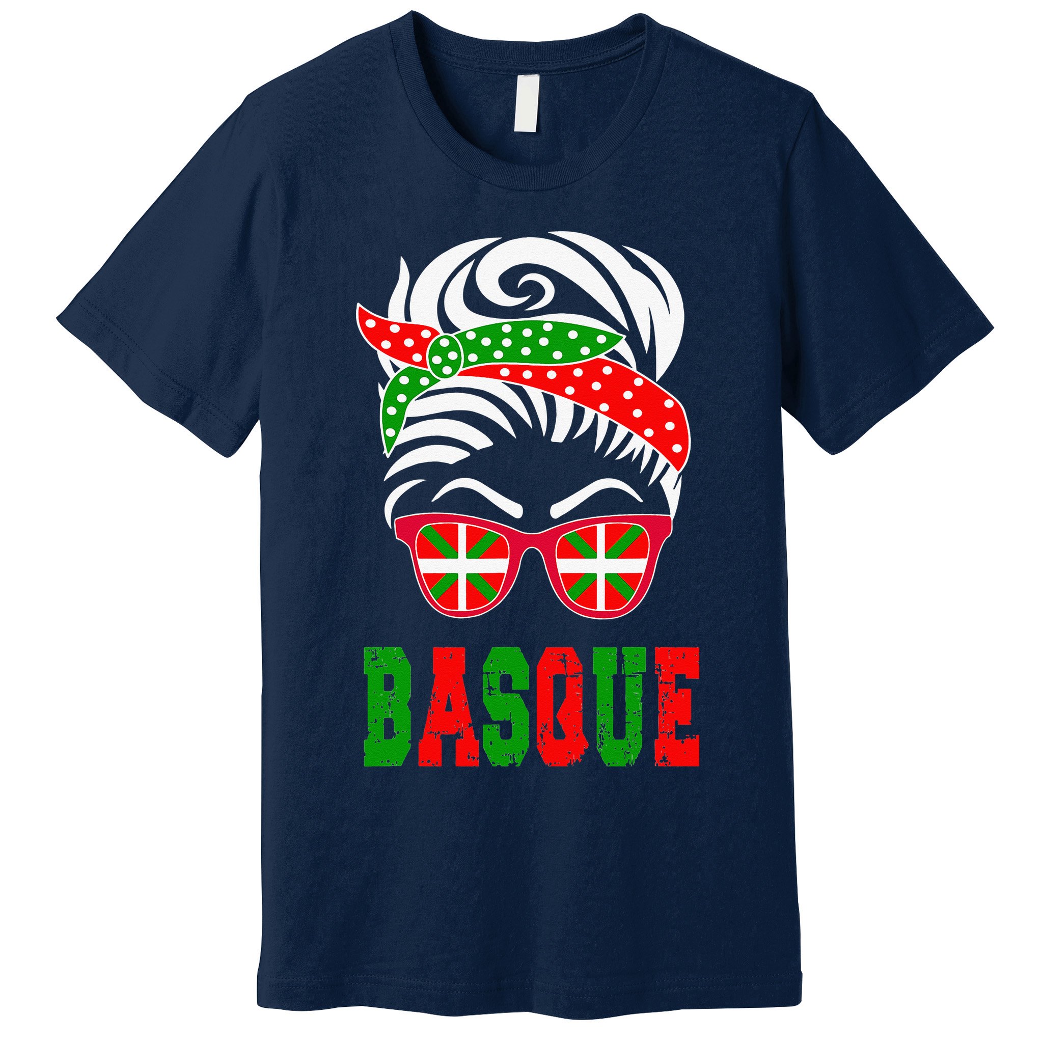 Basque Country Flag Basque Girl Premium T-Shirt