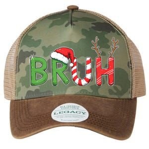 Bruh Christmas Funny Christmas Legacy Tie Dye Trucker Hat