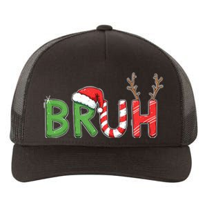 Bruh Christmas Funny Christmas Yupoong Adult 5-Panel Trucker Hat