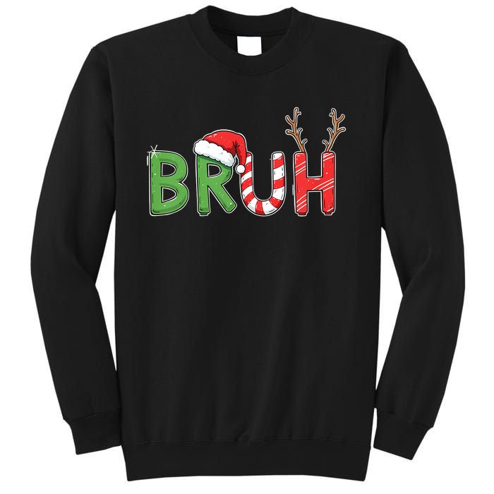 Bruh Christmas Funny Christmas Sweatshirt