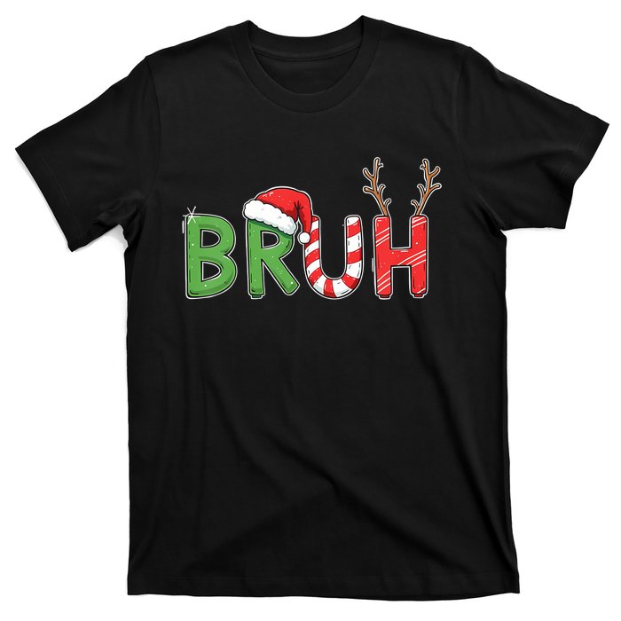 Bruh Christmas Funny Christmas T-Shirt