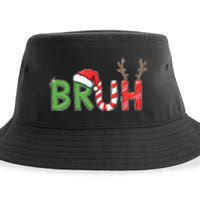 Bruh Christmas Funny Christmas Sustainable Bucket Hat