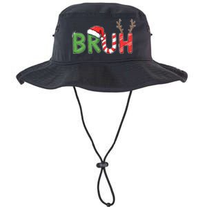 Bruh Christmas Funny Christmas Legacy Cool Fit Booney Bucket Hat