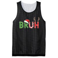 Bruh Christmas Funny Christmas Mesh Reversible Basketball Jersey Tank