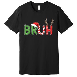 Bruh Christmas Funny Christmas Premium T-Shirt