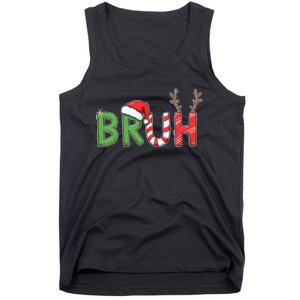 Bruh Christmas Funny Christmas Tank Top