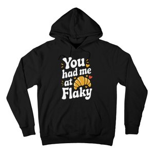 Buttery Croissant Fresh Baked Pastry Addict French Breakfast Hoodie