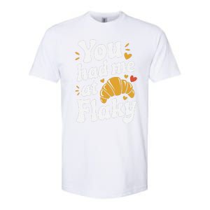 Buttery Croissant Fresh Baked Pastry Addict French Breakfast Softstyle CVC T-Shirt