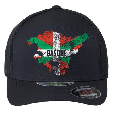 Basque Country Flag Euskadi Historical Roots Gift Meaningful Gift Flexfit Unipanel Trucker Cap