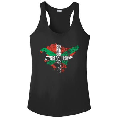 Basque Country Flag Euskadi Historical Roots Gift Meaningful Gift Ladies PosiCharge Competitor Racerback Tank