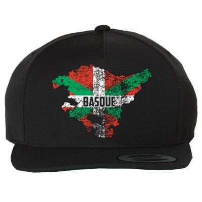 Basque Country Flag Euskadi Historical Roots Gift Meaningful Gift Wool Snapback Cap