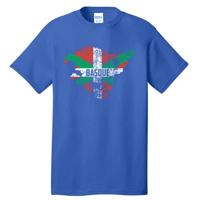 Basque Country Flag Euskadi Historical Roots Gift Meaningful Gift Tall T-Shirt