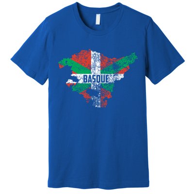 Basque Country Flag Euskadi Historical Roots Gift Meaningful Gift Premium T-Shirt
