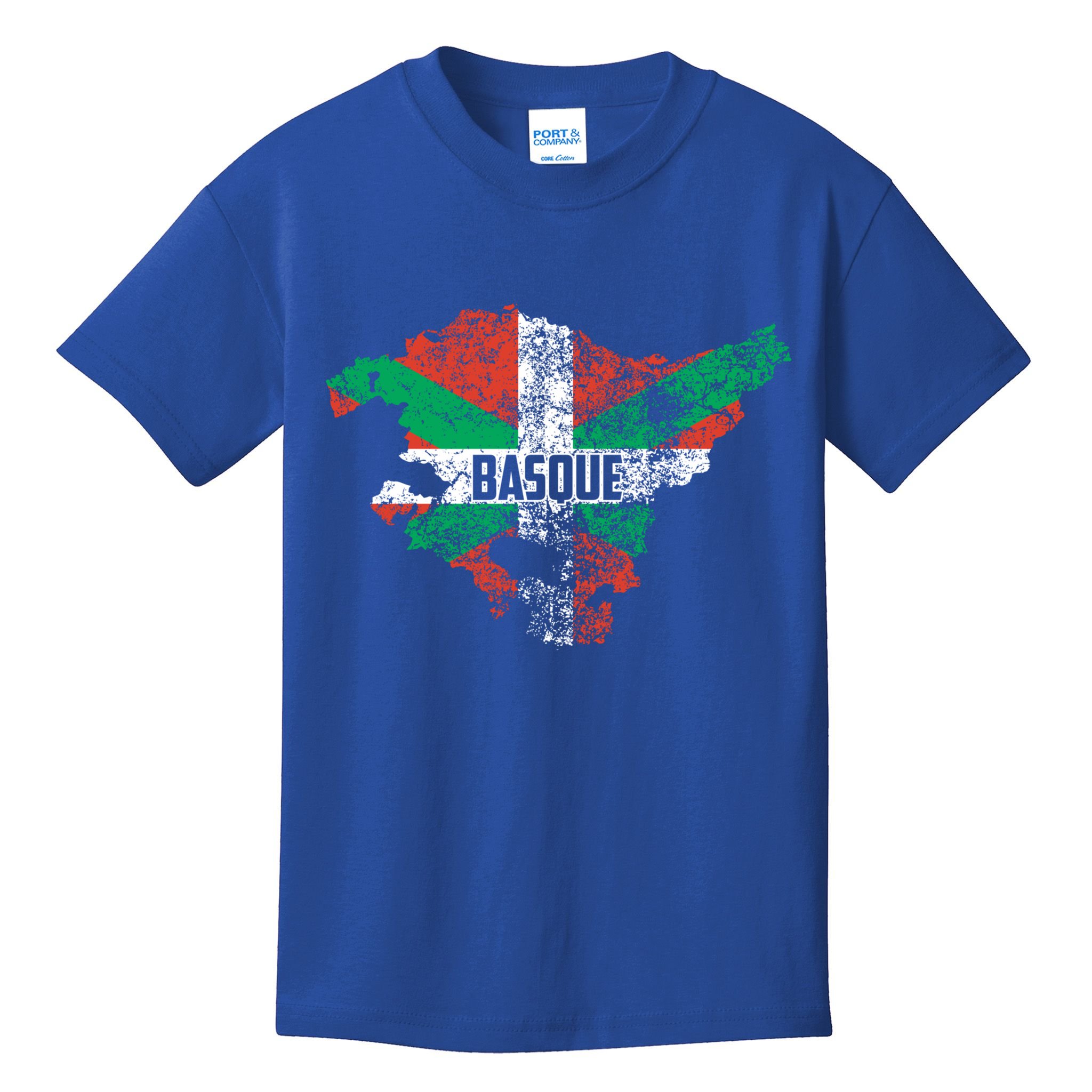 Basque Country Flag Euskadi Historical Roots Gift Meaningful Gift Kids T-Shirt