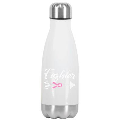 Breast Cancer Fighter funny nursing Stainless Steel Insulated Water Bottle