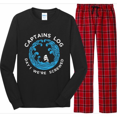 Boat Captain Funny Captains Long Sleeve Pajama Set