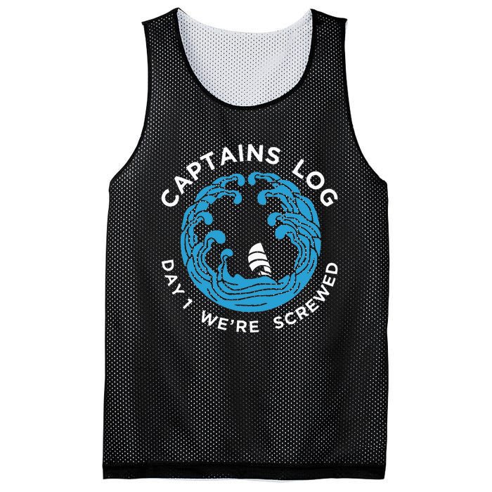 Boat Captain Funny Captains Mesh Reversible Basketball Jersey Tank