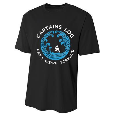 Boat Captain Funny Captains Performance Sprint T-Shirt