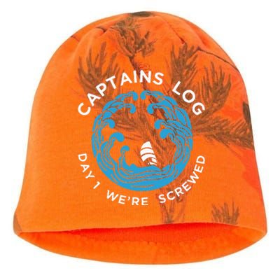 Boat Captain Funny Captains Kati - Camo Knit Beanie