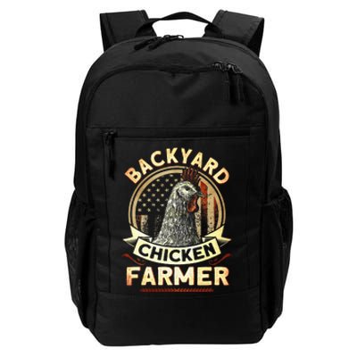 Backyard Chicken Farmer 4th Of July Usa Flag Daily Commute Backpack