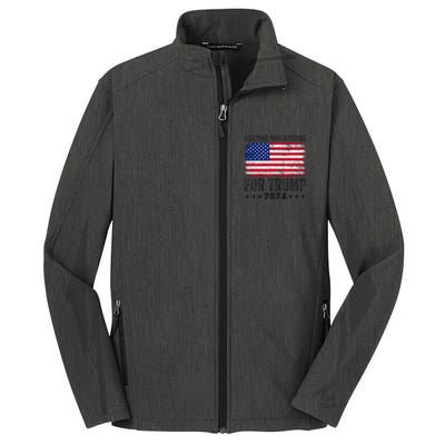 Building Contractors For Trump 2024 Core Soft Shell Jacket