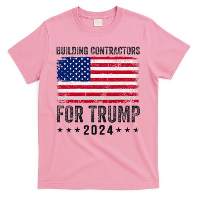 Building Contractors For Trump 2024 T-Shirt