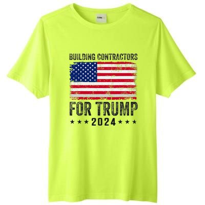 Building Contractors For Trump 2024 Tall Fusion ChromaSoft Performance T-Shirt