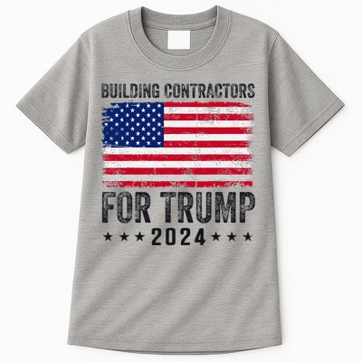 Building Contractors For Trump 2024 Tall T-Shirt