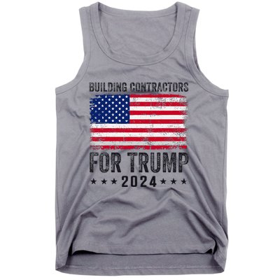 Building Contractors For Trump 2024 Tank Top