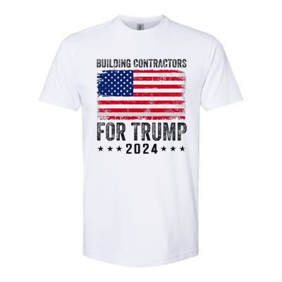 Building Contractors For Trump 2024 Softstyle CVC T-Shirt