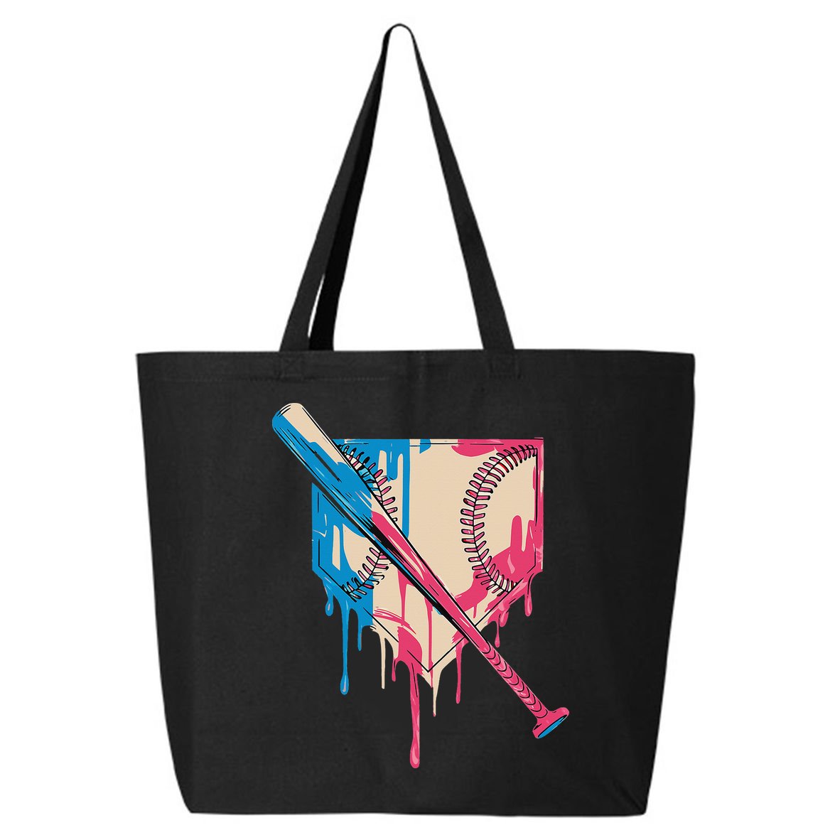 Baseball Cute For Women Ice Cream Cute Baseball Gift 25L Jumbo Tote