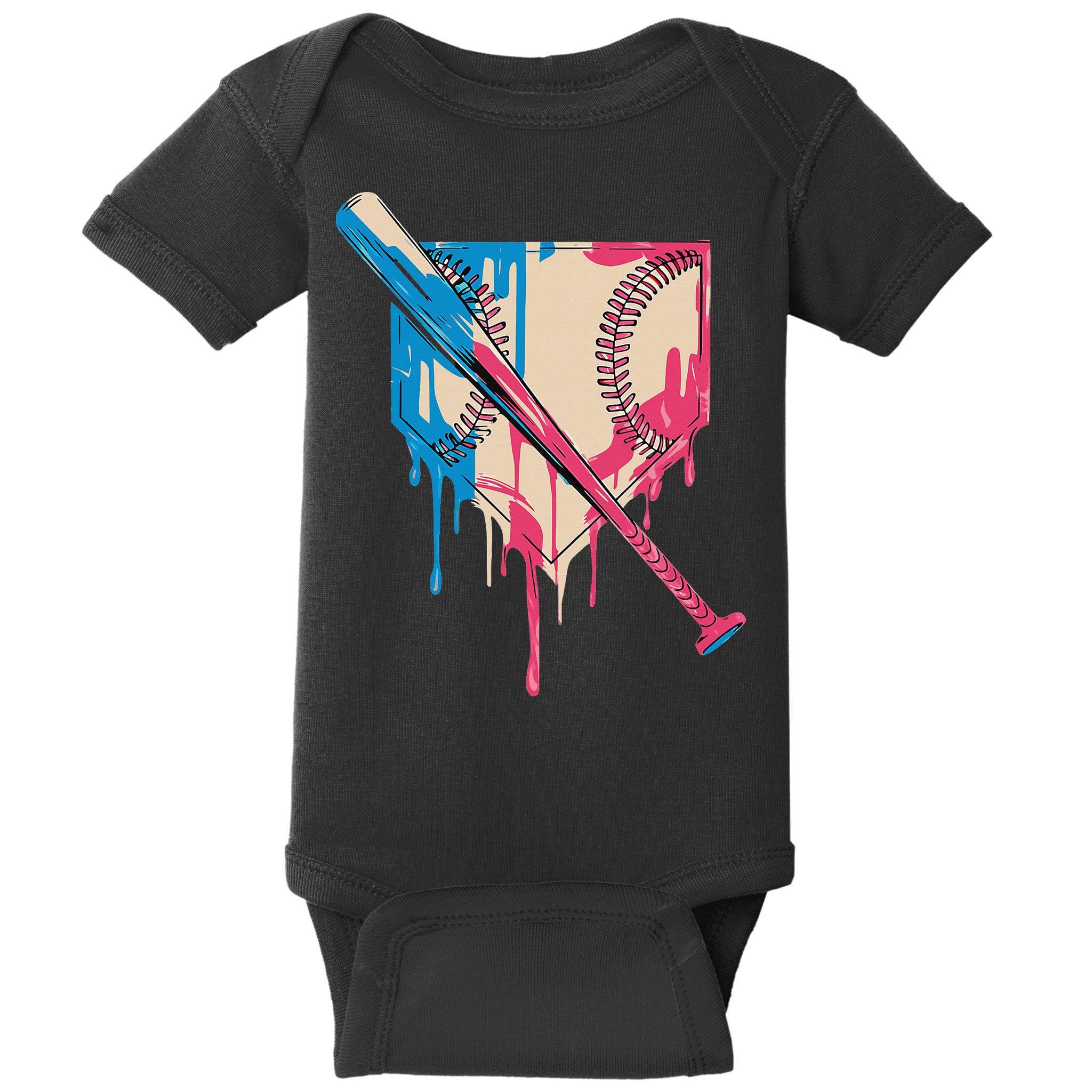 Baseball Cute For Women Ice Cream Cute Baseball Gift Baby Bodysuit