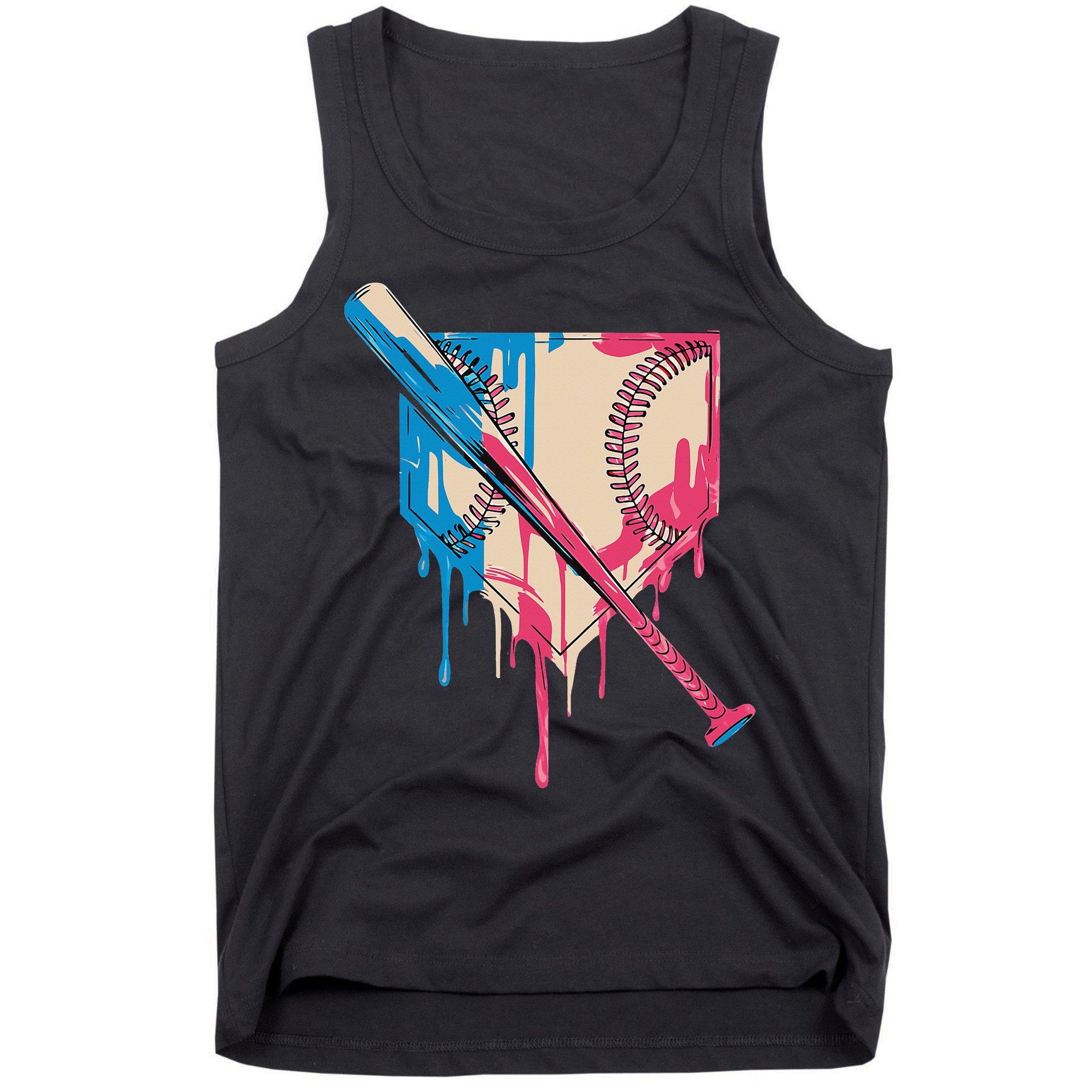 Baseball Cute For Women Ice Cream Cute Baseball Gift Tank Top